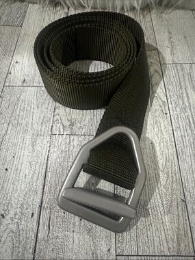Bison Designs Belt Nylon army green Made in USA Mens Size Large’